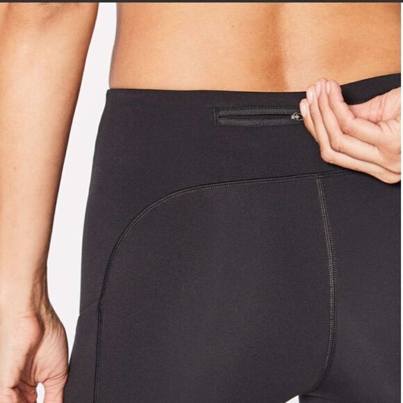 LULULEMON Speed Up Crop 21" Black Size 6 - Picture 7 of 14